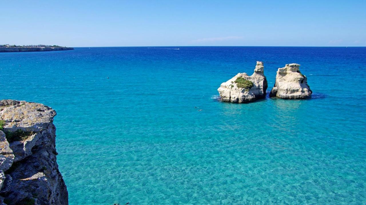 Вилла Torre Dell'Orso Centro - Villino Vista Mare Con Ampio Giardino Экстерьер фото